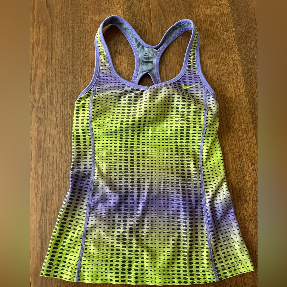 Nike Dri-Fit Victory Is Mine Racerback Training Tank Top Size S